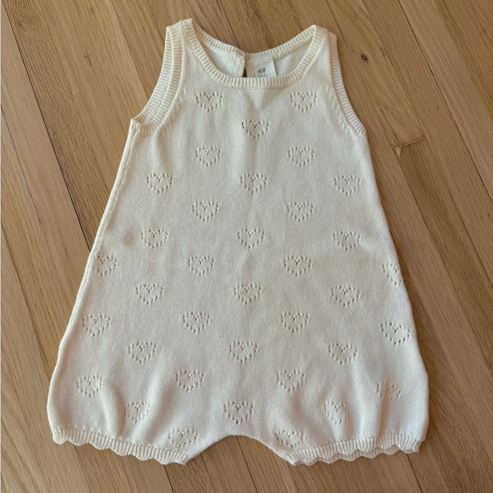 H&M Knit Heart Romper